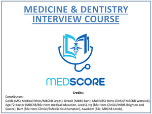 Full MMI & Panel Medicine Interview Course + Mock Interview (Zoom Class) + Booklet + Final Call. - MedScore