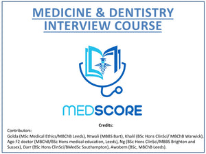 Full MMI & Panel Medicine Interview Course + Mock Interview (Zoom Class) + Booklet + Final Call. - MedScore